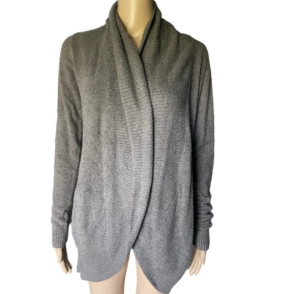 NWOT Barefoot Dreams®️ CozyChic Lite®️ Circle Cardigan in Mineral Size Small - Picture 5 of 13